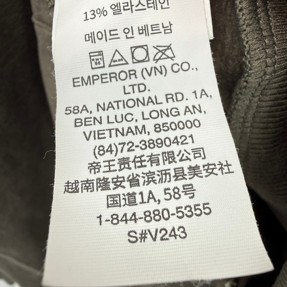 Vuori Mens XL Full Zip Hoodie Taupe Athleisure Lounge Minimalist  Str - Picture 8 of 9